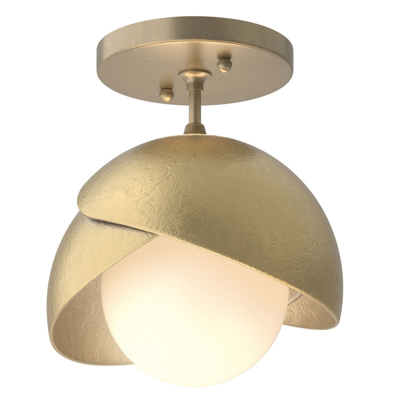 Brooklyn Double Shade Semi Flush Light