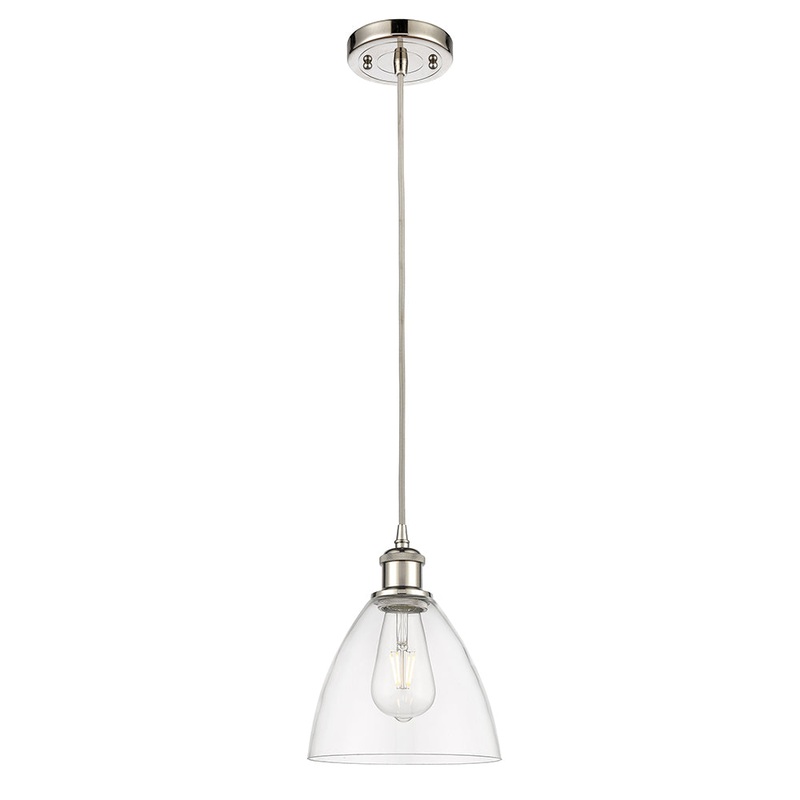 Innovations Lighting Ballston Dome 1 Light  7.5″ Mini Pendant 516-1P-PN-GBD-754-LED