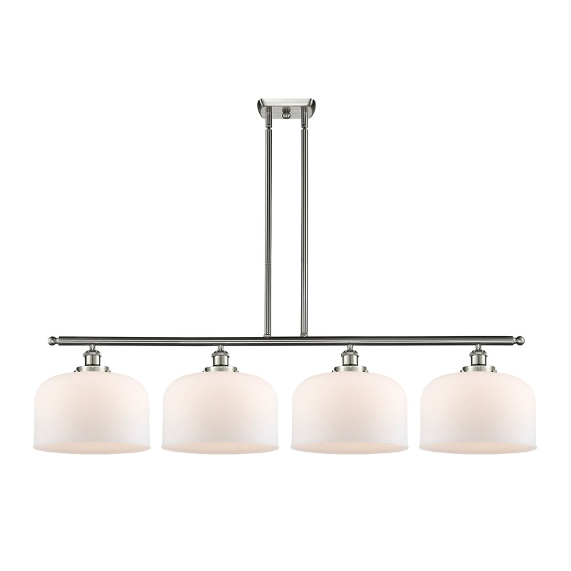 Innovations Lighting X-Large Bell 4 Light Island Light Part Of The Ballston Collection 916-4I-SN-G71-L