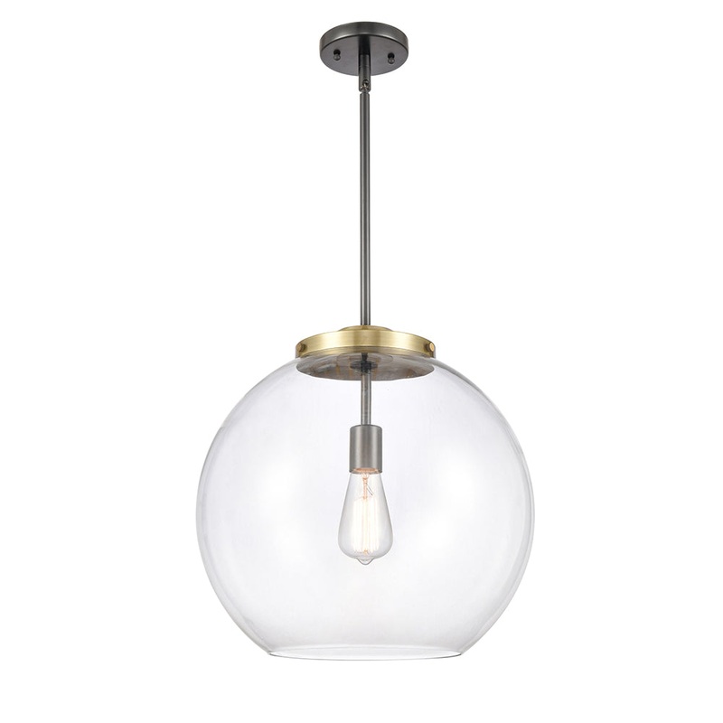 Innovations Lighting Athens 1 Light 13.75″ Pendant 221-1S-BAB-G122-16