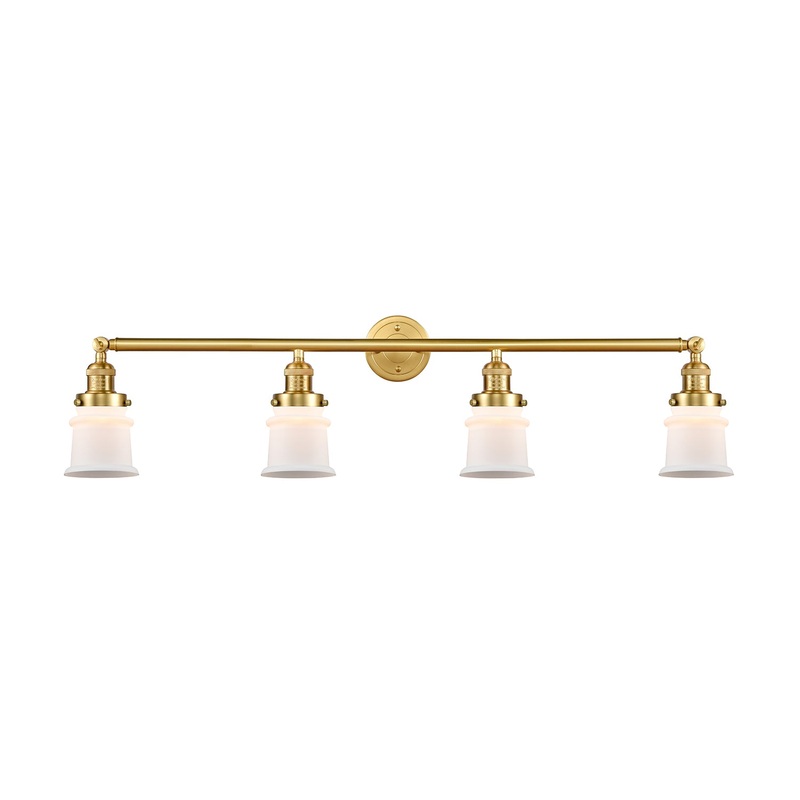 Innovations Lighting Small Canton 4 Light Bath Vanity Light Part Of The Franklin Restoration Collection 215-SG-G181S
