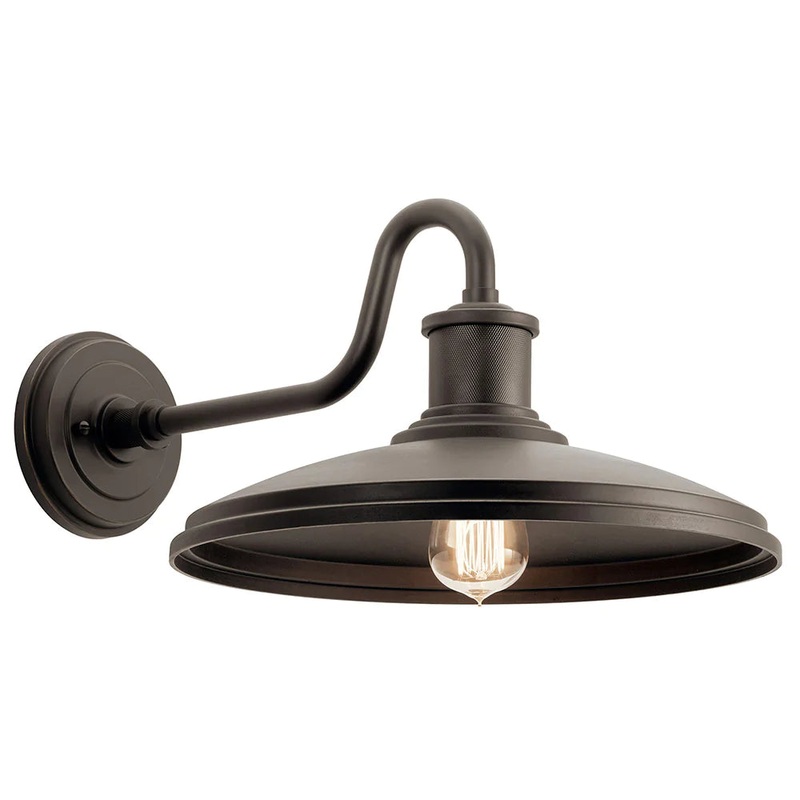 Kichler Allenbury 14″ 1 Light Wall Light Old Bronze 49981OZ