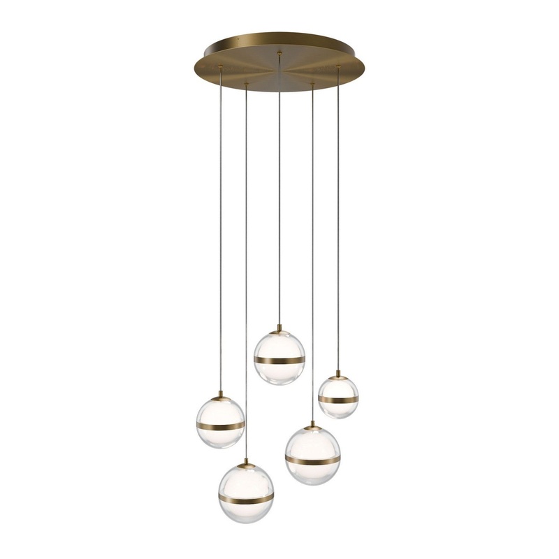 Cyllindra Round Multi Light Pendant
