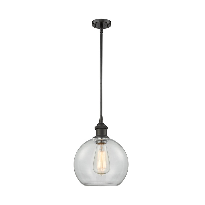 Innovations Lighting Athens 1 Light 8″ Mini Pendant 516-1S-OB-G122-8-LED