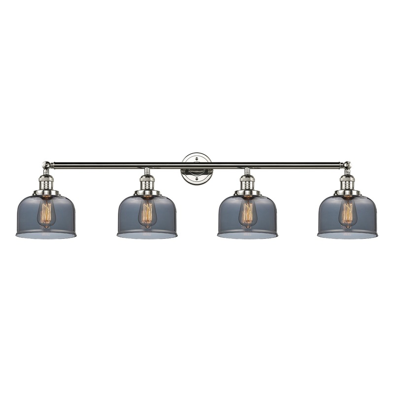 Innovations Lighting Large Bell 4 Light Bath Vanity Light Part Of The Franklin Restoration Collection 215-PN-G73