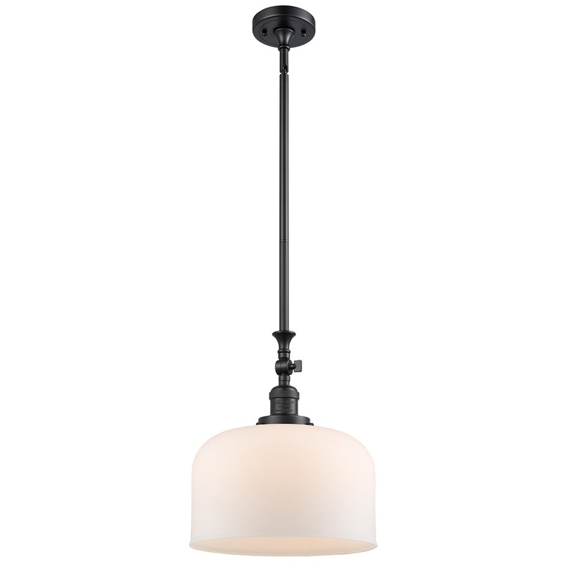 Innovations Lighting X-Large Bell 1 Light Mini Pendant Part Of The Franklin Restoration Collection 206-BK-G71-L