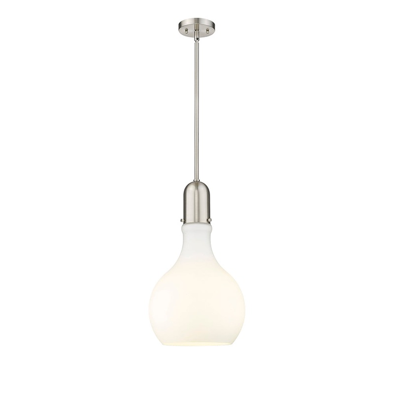Innovations Lighting Amherst 1 Light  11.75″ Mini Pendant 492-1S-SN-G581-12-LED