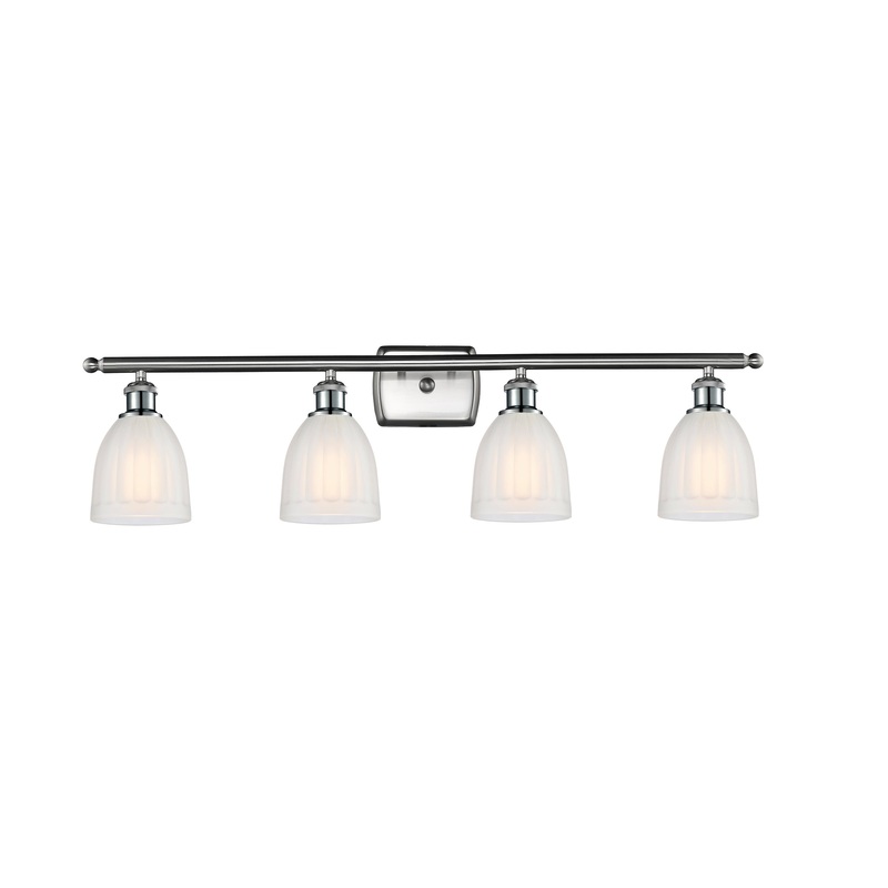 Innovations Lighting Brookfield 4 Light Bath Vanity Light Part Of The Ballston Collection 516-4W-SN-G441