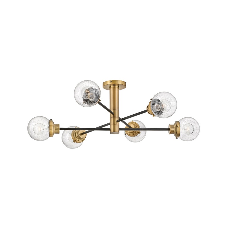 Poppy Semi Flush Ceiling Light
