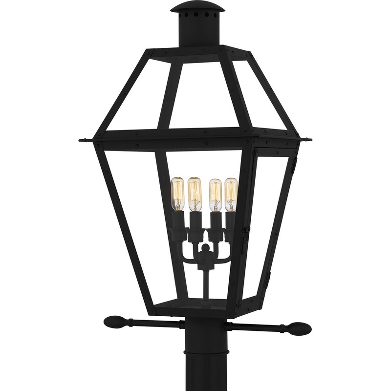 Rue De Royal Outdoor Post mount Lantern