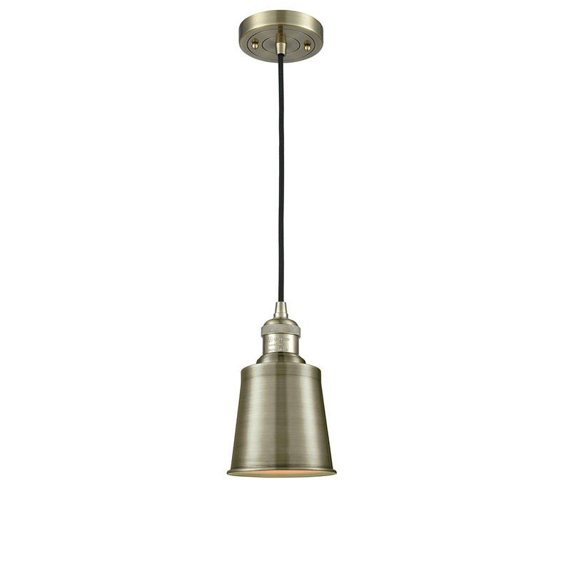 Innovations Lighting Addison 1 Light Mini Pendant Part Of The Franklin Restoration Collection 201C-AB-M9-AB-LED
