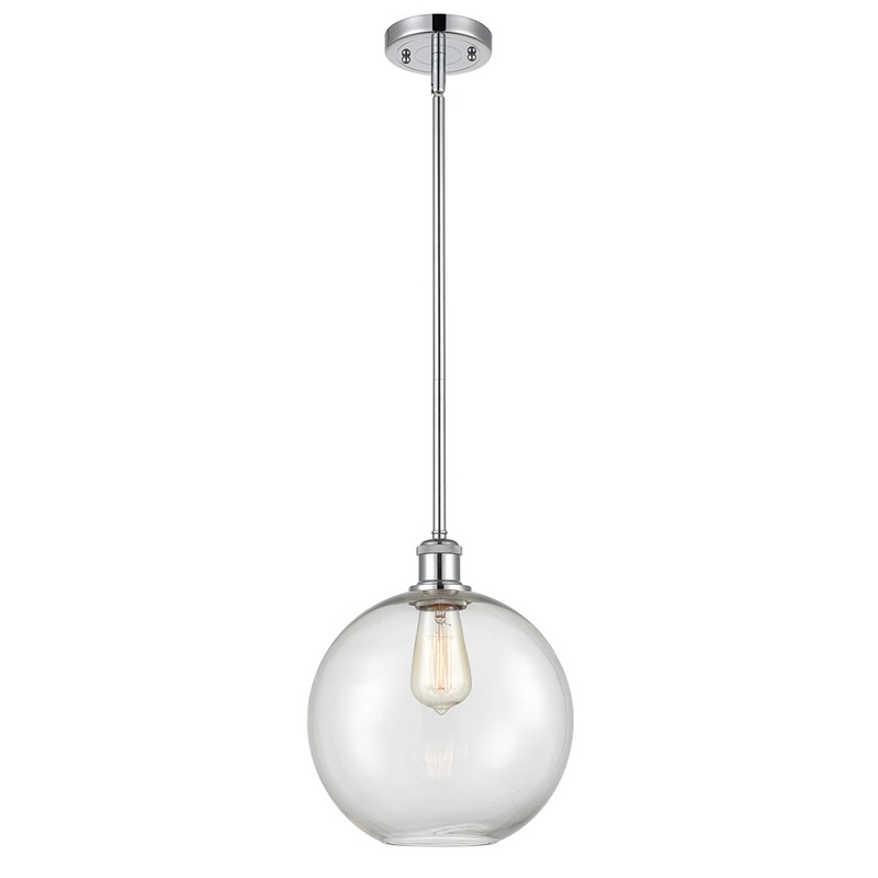 Innovations Lighting Athens 1 Light 10″ Mini Pendant 516-1S-PC-G122-10