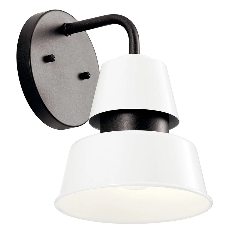 Kichler Lozano 9.75″ 1 Light Wall Light White 59001WH