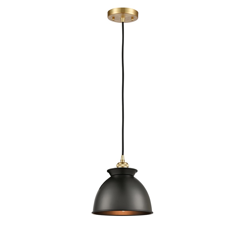 Innovations Lighting Adirondack 1 Light Mini Pendant Part Of The Ballston Collection 516-1P-SG-M14-BK