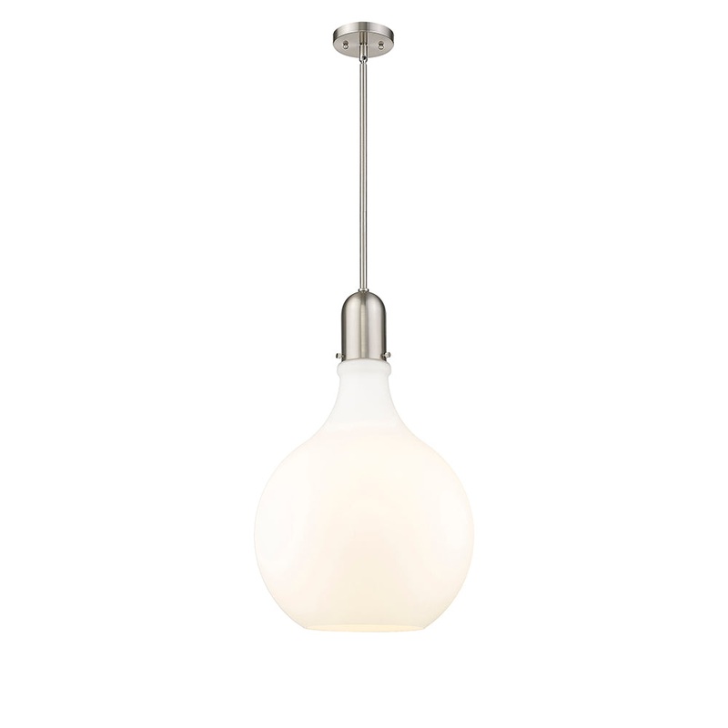 Innovations Lighting Amherst 1 Light 15.75″ Pendant 492-1S-SN-G581-16-LED
