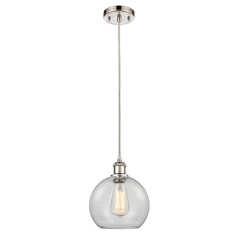 Innovations Lighting Athens 1 Light 8″ Mini Pendant 516-1P-PN-G122-8-LED