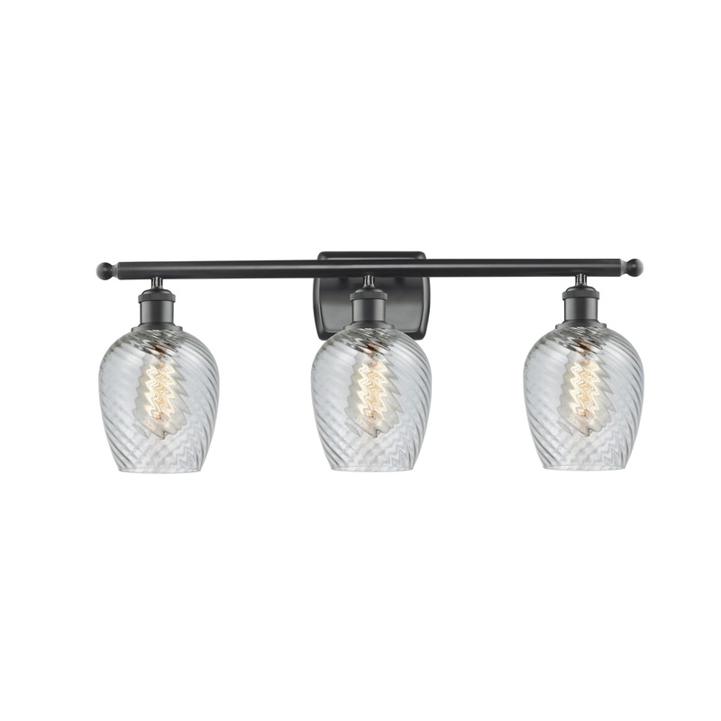 Innovations Lighting Salina 3 Light Bath Vanity Light Part Of The Ballston Collection 516-3W-BK-G292-LED