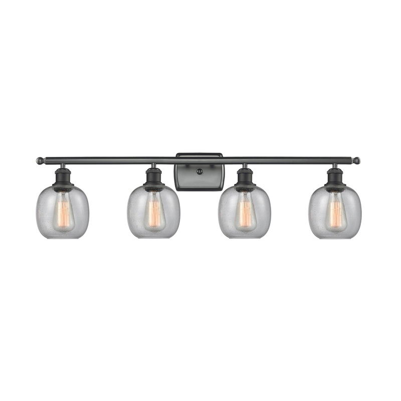 Innovations Lighting Belfast 4 Light Bath Vanity Light Part Of The Ballston Collection 516-4W-BK-G104-LED