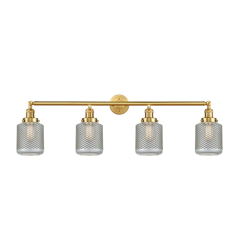 Innovations Lighting Stanton 4 Light Bath Vanity Light Part Of The Franklin Restoration Collection 215-SG-G262-LED