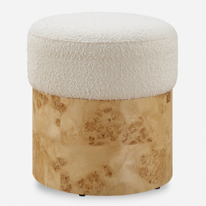 Swirls Accent Stool & Ottoman