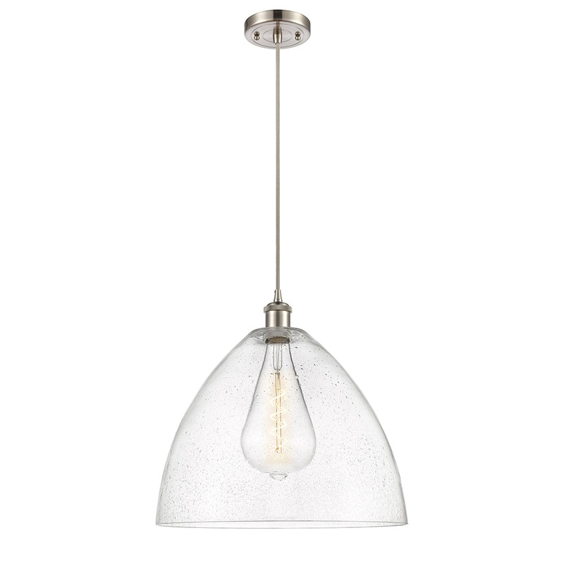 Innovations Lighting Ballston Dome 1 Light 16″ Pendant 516-1P-SN-GBD-164-LED