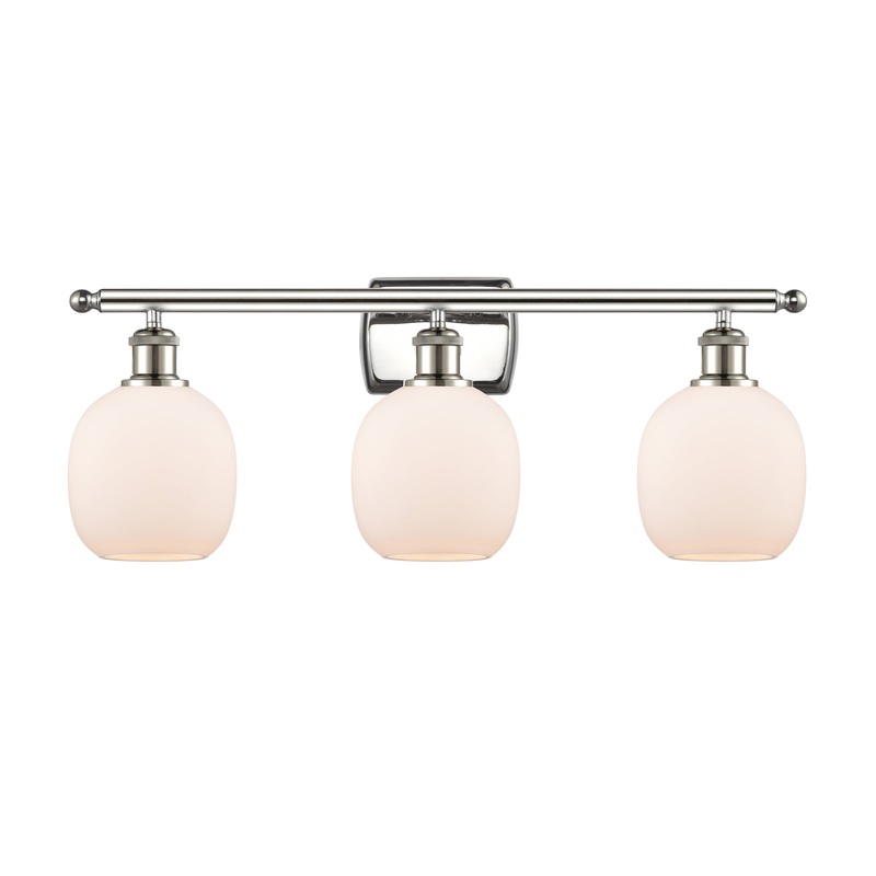 Innovations Lighting Belfast 3 Light Bath Vanity Light Part Of The Ballston Collection 516-3W-PN-G101-LED