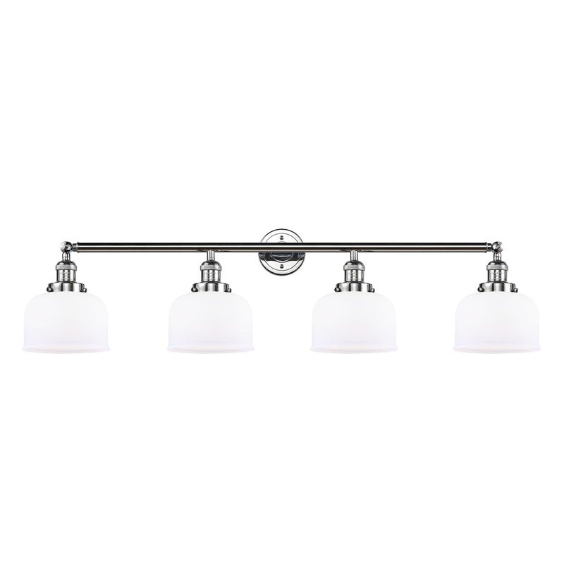 Innovations Lighting Large Bell 4 Light Bath Vanity Light Part Of The Franklin Restoration Collection 215-PC-G71-LED