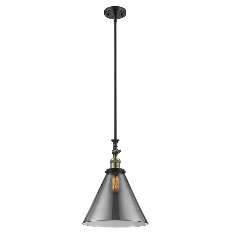 Innovations Lighting X-Large Cone 1 Light Mini Pendant Part Of The Franklin Restoration Collection 206-BAB-G43-L