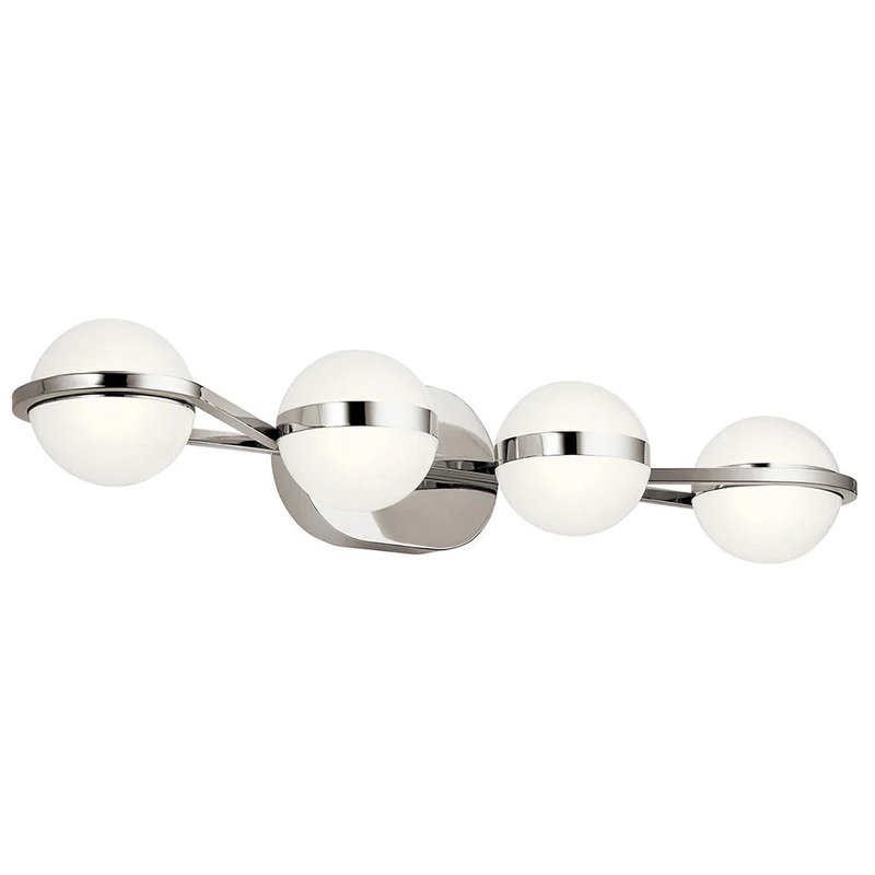 Kichler Brettin LED 3000K 30″ Vanity Light Polished Nickel 85093PN