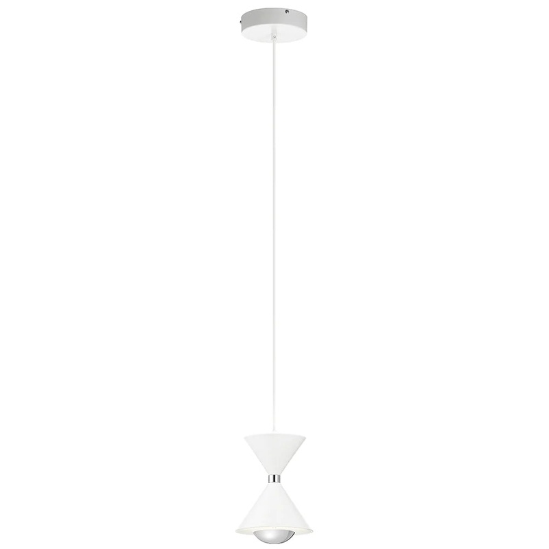 Kichler Kordan 3000K LED 1 Light Mini Pendant Matte White 84130MWH