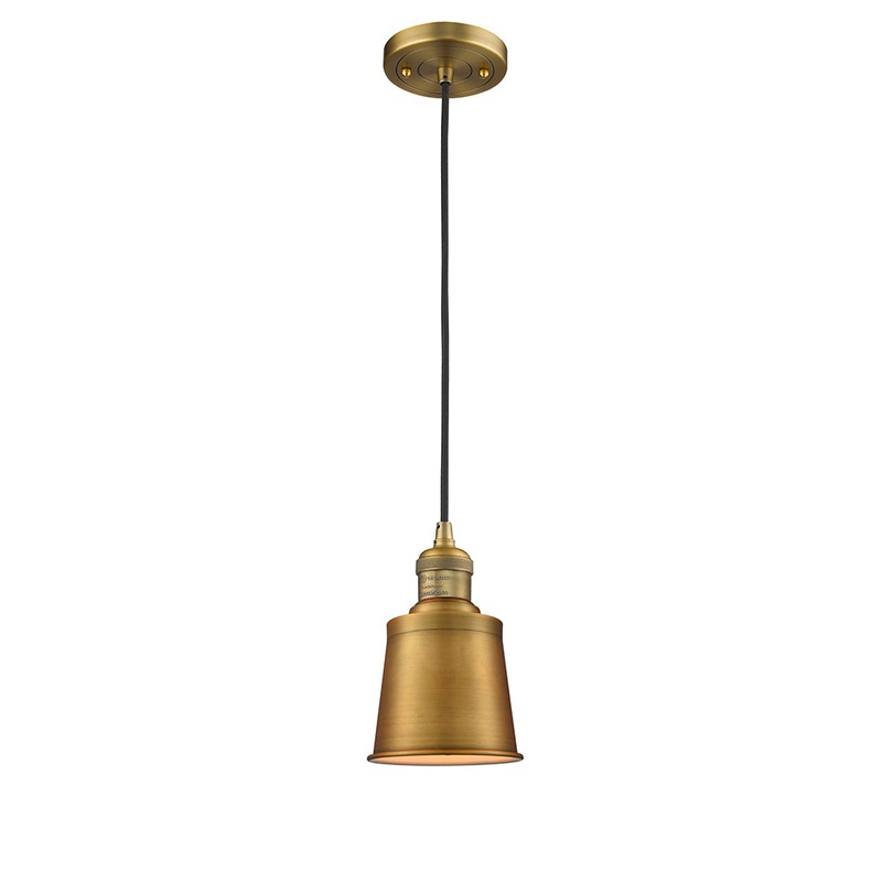 Innovations Lighting Addison 1 Light Mini Pendant Part Of The Franklin Restoration Collection 201C-BB-M9-BB-LED