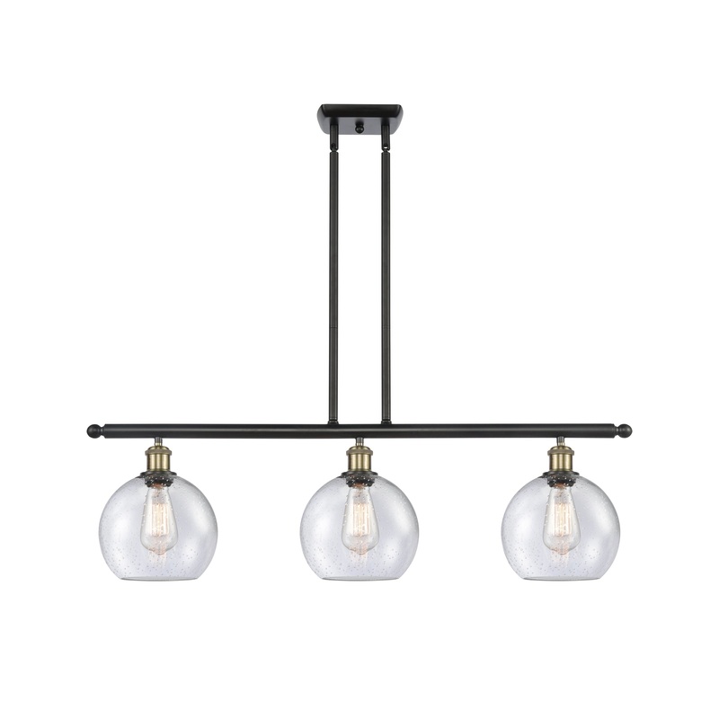Innovations Lighting Athens 3 Light 36″ Island Light 516-3I-BAB-G124-8-LED