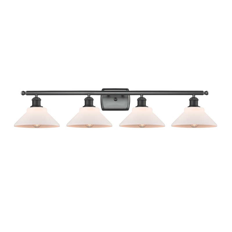 Innovations Lighting Orwell 4 Light Bath Vanity Light Part Of The Ballston Collection 516-4W-BK-G131-LED