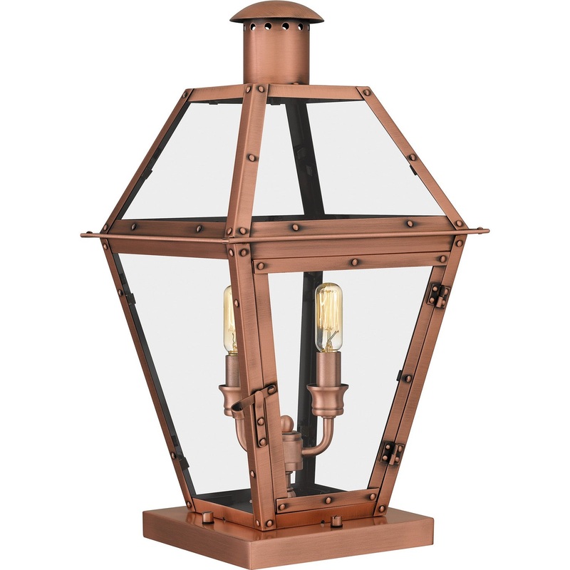 Rue De Royal Outdoor Pier mount Lantern
