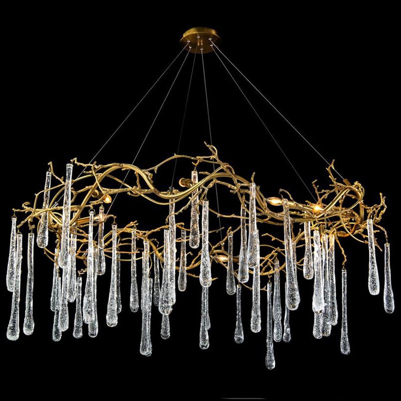 Teardrop Oval Chandelier