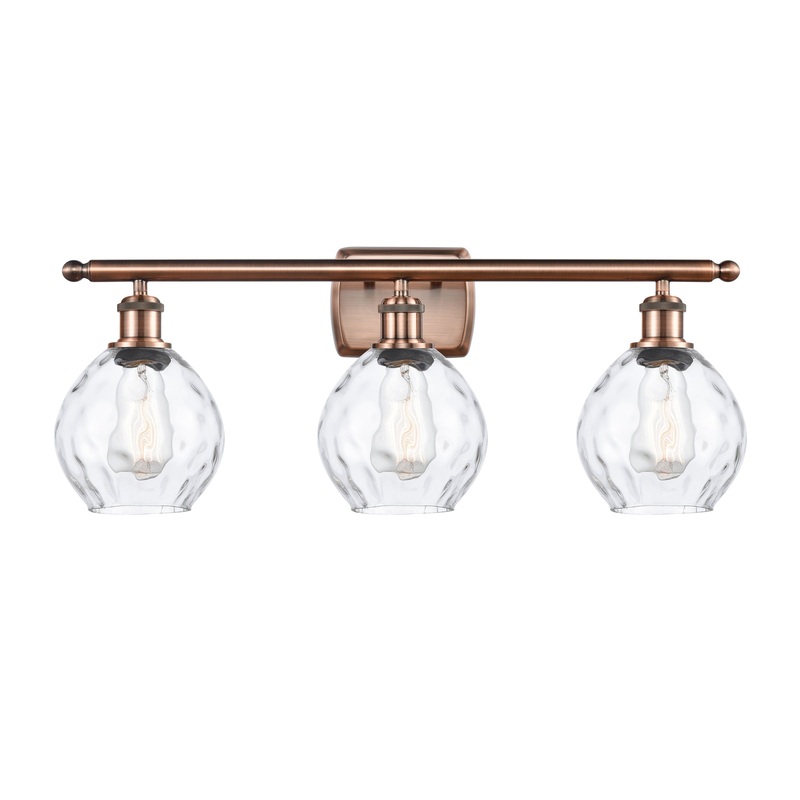 Innovations Lighting Small Waverly 3 Light Bath Vanity Light Part Of The Ballston Collection 516-3W-AC-G362