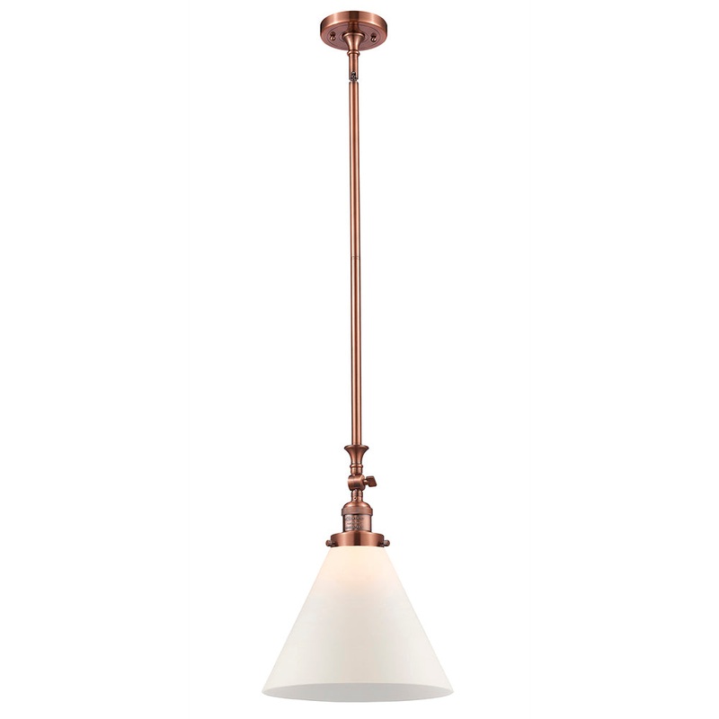 Innovations Lighting X-Large Cone 1 Light Mini Pendant Part Of The Franklin Restoration Collection 206-AC-G41-L