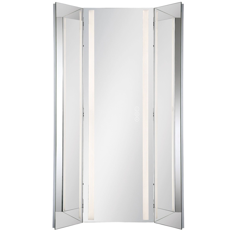 Tri-Fold Gen2 Color-Select LED Mirror