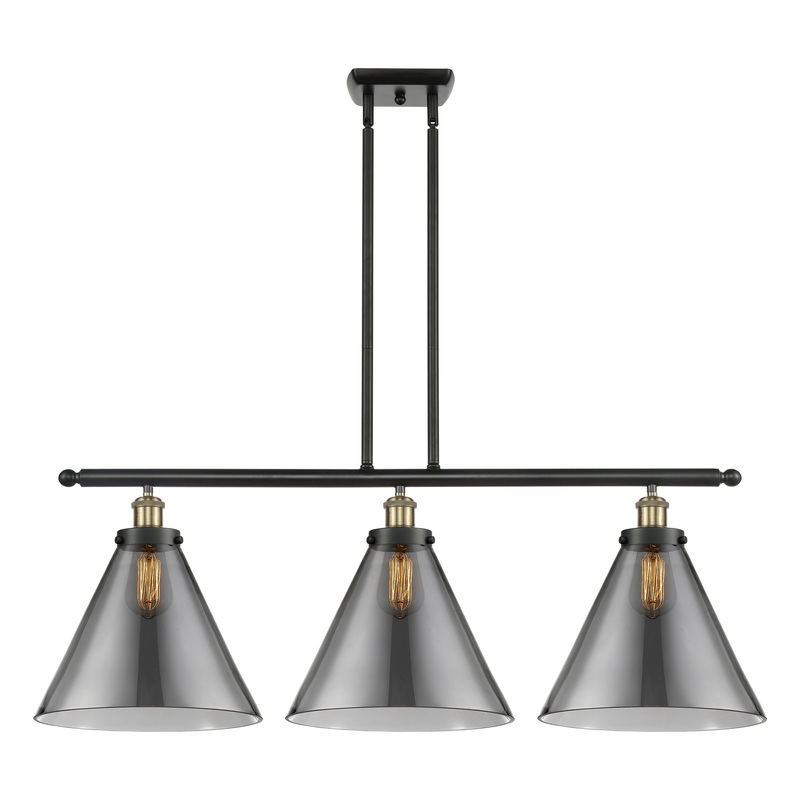Innovations Lighting X-Large Cone 3 Light Island Light Part Of The Ballston Collection 916-3I-BAB-G43-L