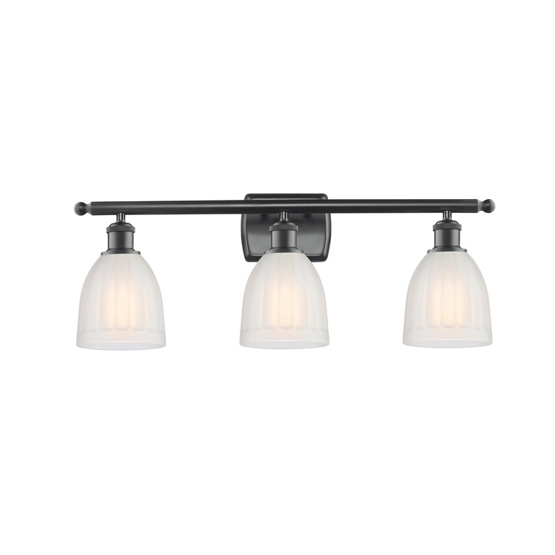 Innovations Lighting Brookfield 3 Light Bath Vanity Light Part Of The Ballston Collection 516-3W-BK-G441