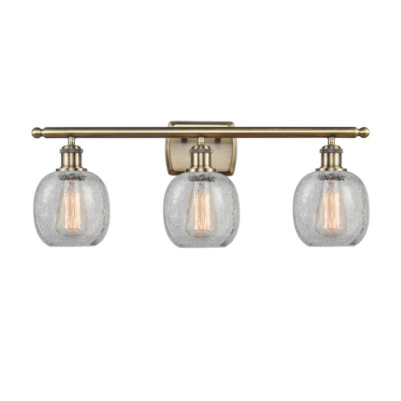 Innovations Lighting Belfast 3 Light Bath Vanity Light Part Of The Ballston Collection 516-3W-AB-G105