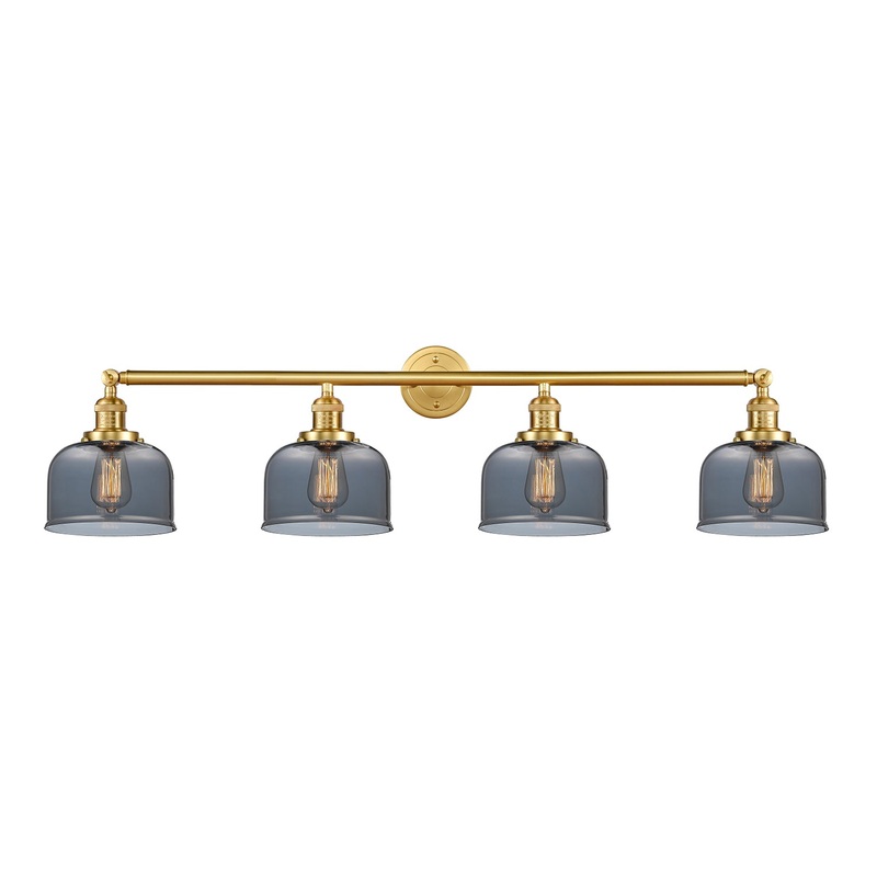 Innovations Lighting Large Bell 4 Light Bath Vanity Light Part Of The Franklin Restoration Collection 215-SG-G73-LED