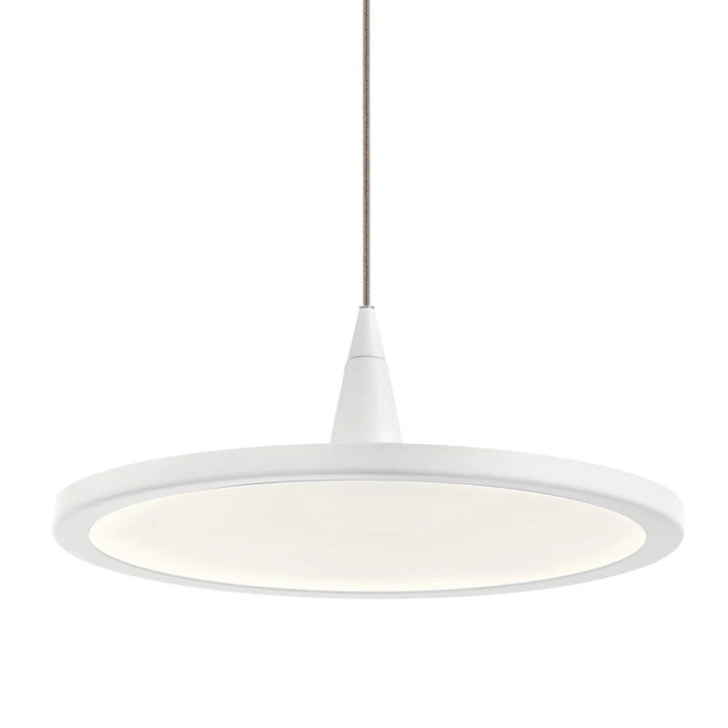 Kichler Jeno LED 3000K 9″ Pendant White 83962WH
