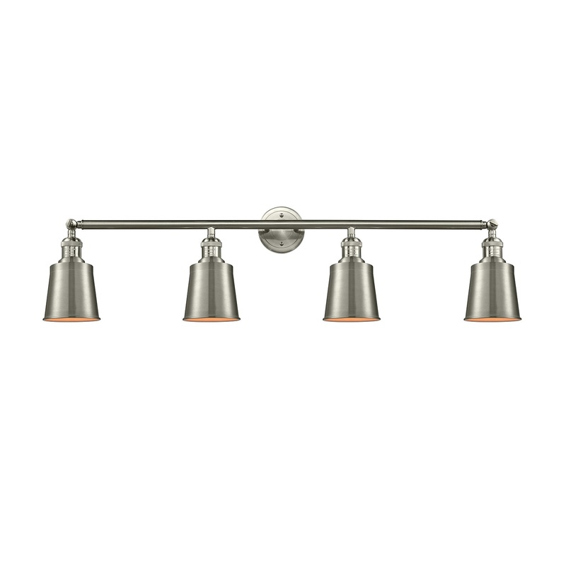 Innovations Lighting Addison 4 Light Bath Vanity Light Part Of The Franklin Restoration Collection 215-SN-M9-SN-LED