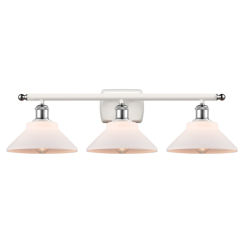 Innovations Lighting Orwell 3 Light Bath Vanity Light Part Of The Ballston Collection 516-3W-WPC-G131